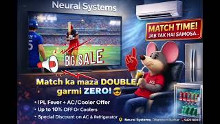 Neural Systems, Dhanpuri Burhar 9425182010 #RCBvsMI #IPL2026 #NeuralSystems#Dhanpuri#Burhar #Anuppur
