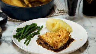 MUSHROOM & GUINNESS PIE (That's VEGAN!)