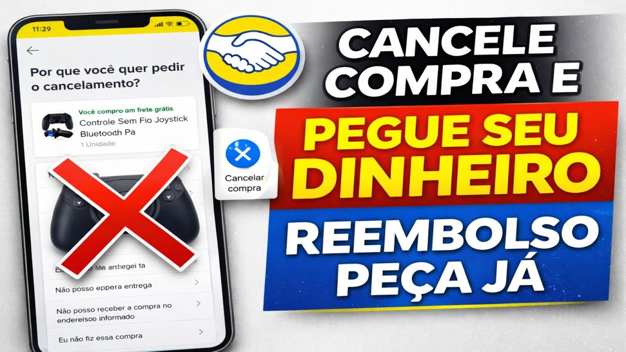 COMO CANCELAR COMPRA NO MERCADO LIVRE E PEGAR DINHEIRO DE VOLTA ...
