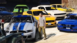 gta 5 trevors new muscle car collection real car mods