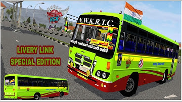 NWKRTC LIVERY SPECIAL EDITION | KSRTC LIVERY FOR KMS BUILT ASHOK LEYLAND BUS MOD #bussidmod #livery