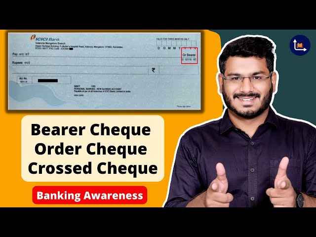 What is the difference between an order cheque and a crossed