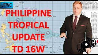 Philippine Tropical Update and Tropical Depression 16W, 16 August 2021