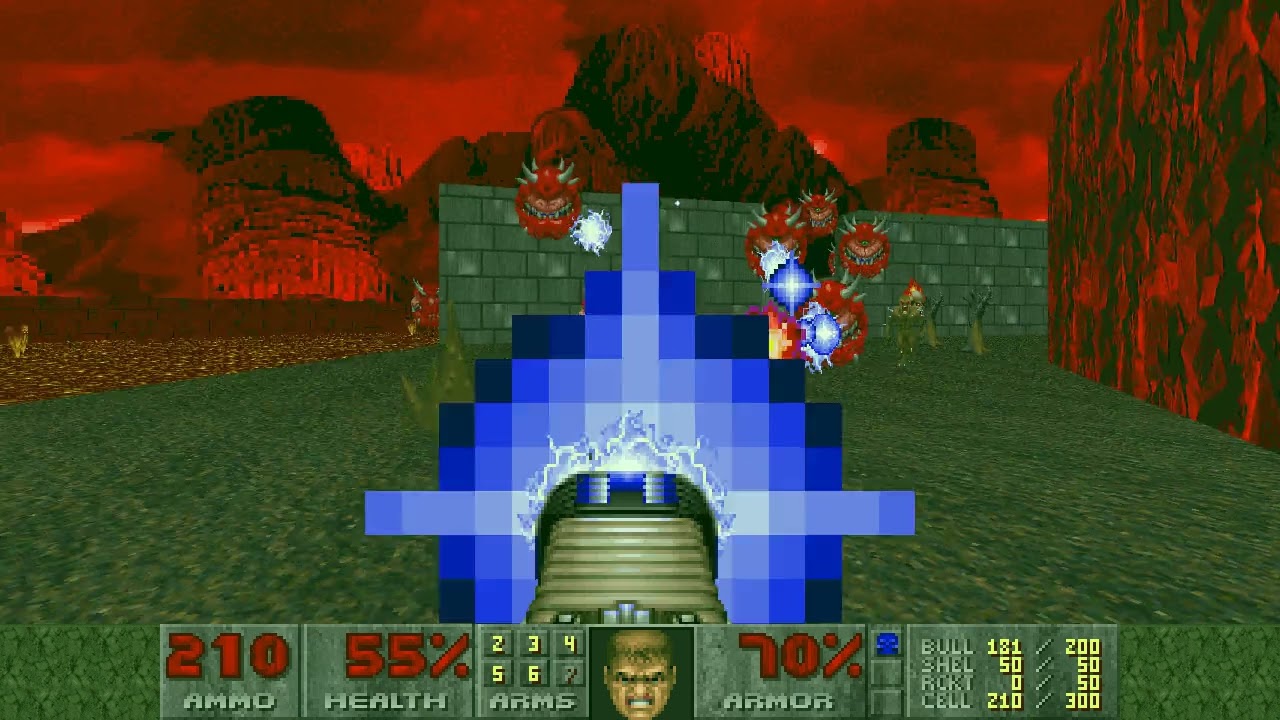 The Ultimate Doom E3M6: Mt. Erebus (Pistol Start, 100% Secrets)