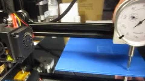 Dial indicator usage.