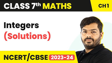 Integers Class 7 Maths Chapter 1 RD Sharma (Solutions) | Class 7 Maths