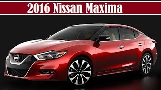 2016 Nissan Maxima, official photo released and debut at 2015 New York Auto Show