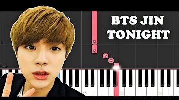 BTS Jin - Tonight (이 밤) (Piano Tutorial)