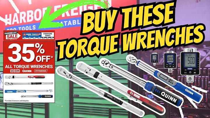 Harbor Freight 35% OFF TORQUE WRENCHES! ICON QUINN Buyers Guide Parking Lot Sale! #harborfreight