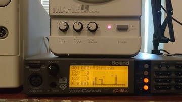 Roland Sound Canvas SC-88vl - WarCraft 2 Test