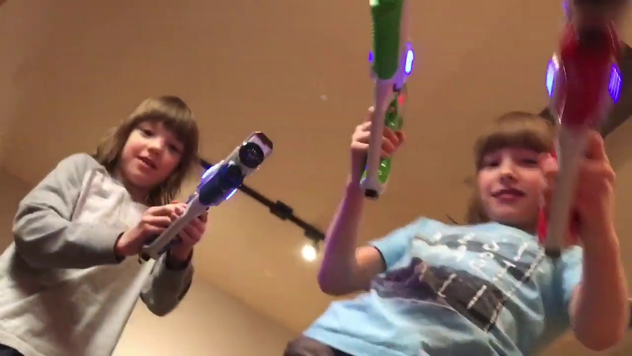 KidzLane Laser tag set review YouTube