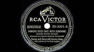 1949 HITS ARCHIVE: Powder Your Face With Sunshine - Sammy Kaye