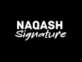 Naqash name signature style