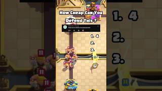 How Cheap Can You Defend This ? Knight and Evo Skeleton #clashroyale