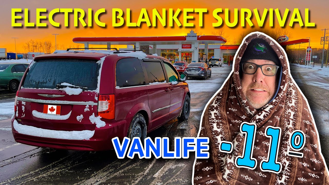 11 Degree Electric Blanket Stealth Camp Survival Vanlife YouTube