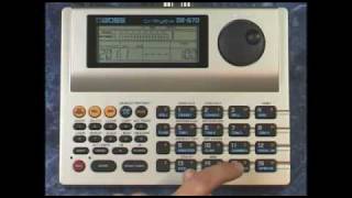 Roland (Boss) DR-670 DR670 Drum Machine Programming Quantize Quantise