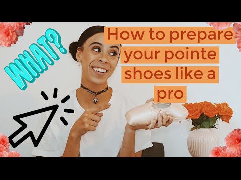 How to prepare your pointe shoes like a professional Ballerina