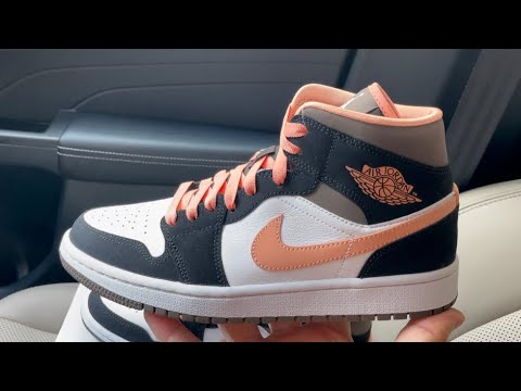 air jordan mid peach mocha