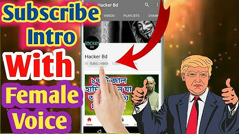 How To make Best Intro With Android Phone 2018