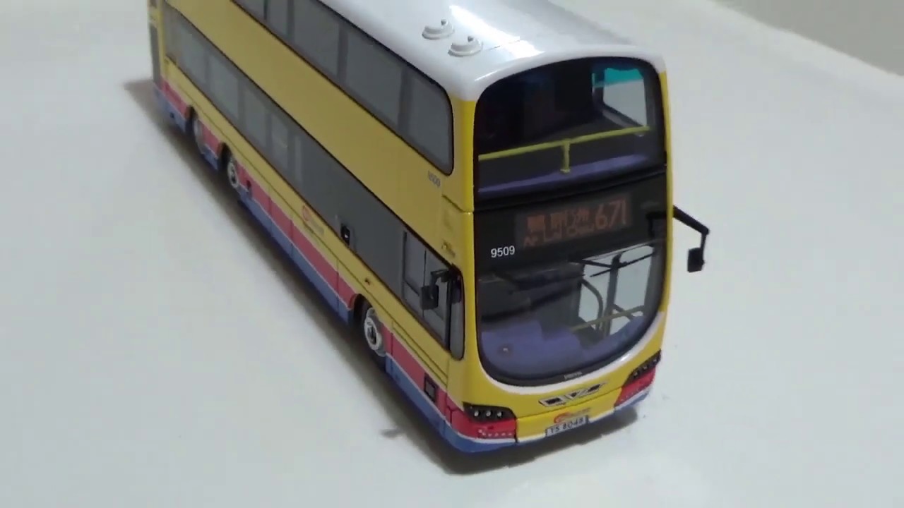 Volvo B9TL 11 3m Bus Model Citybus On Route 671 9509 volvo-b9tl-11-3m-bus-model-citybus-on-route-671-9509