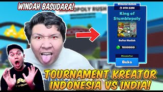 TOURNAMEN KREATOR INDONESIA VS INDIA BERSAMA @WindahBasudara DAN 6 KREATOR LAINNYA #SGxMonopoly8v8