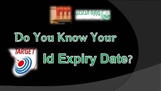 Do You Know Your Id Expiry Date