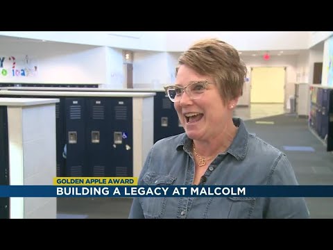 Malcolm High School teacher wins this month’s Golden Apple Award