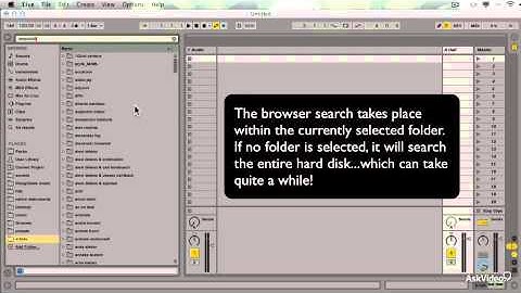 Live 9 405: DJing Techno and House - 1. Browser Configuration and Navigation
