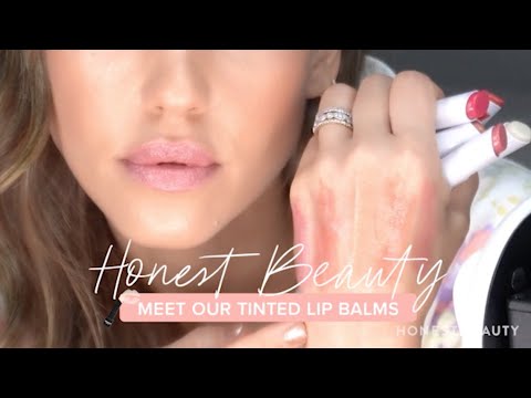 Swatches with Jessica Alba: Tinted Lip Balm