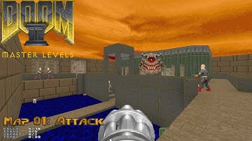 Master Levels for Doom II - Map 01: Attack (UVMax 3:12)