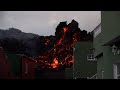 La lava del volcán en Canarias lleva arrasadas 154 hectáreas y 320 edificaciones