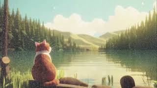 Sunshower Lofi Chillhop Study Relax Sleep Music 🌦️🌈🐈🎧🎶💛