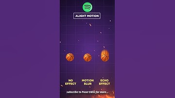 Motion Blur vs Echo Effect in Alight Motion