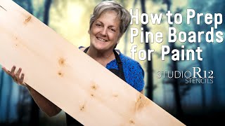 Tips for Prepping a Pine Surface before Painting | Quickest Way to Basecoat Tall Porch Signs