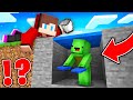 Mikey use fake water for prank jj in minecraft  maizen