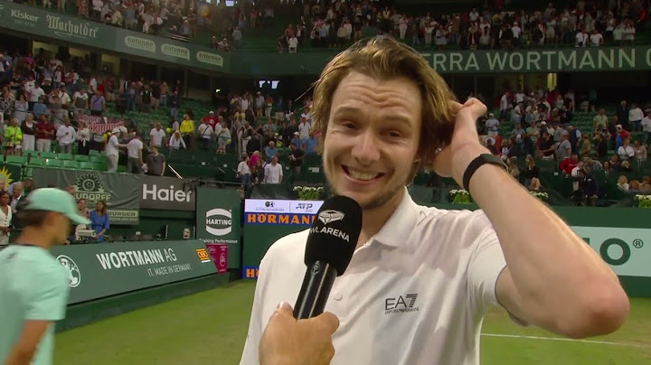 Alexander Bublik interview after win over Jannik Sinner in Halle: 'He's an unbelievable player'