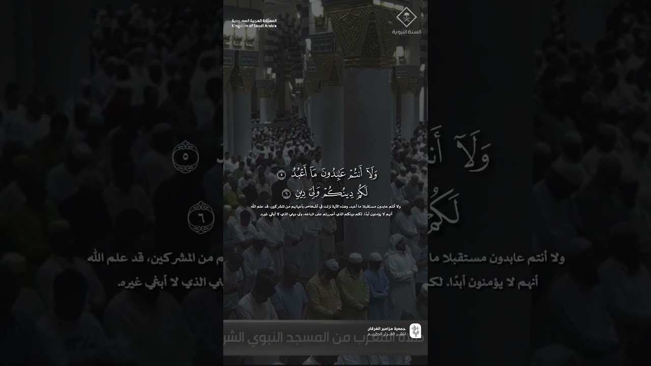مقتطف من تلاوة فضيلة الشيخ #علي_الحذيفي من صلاة المغرب 26 ربيع الآخر 1447هـ