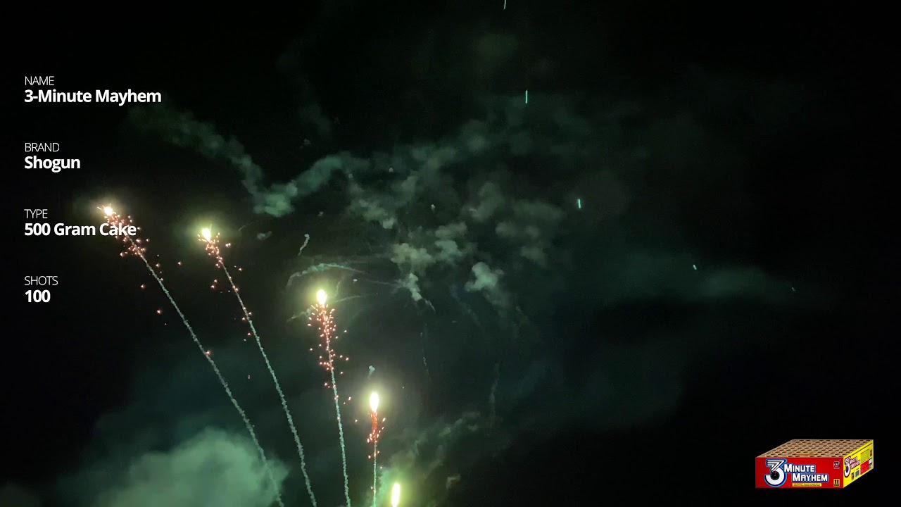 3-Minute Mayhem - 100 shot 500 Gram Cake - Shogun