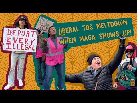 Pro-ICE Americans CRASH Anti-ICE Protest — Raw Street Footage