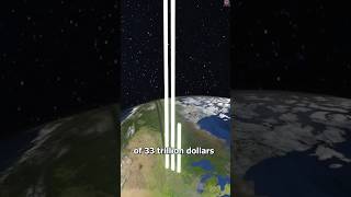 Piling Up One Billion Dollars in Singles (Illustrated)#billiondollars #stacking #shortsviral #shorts