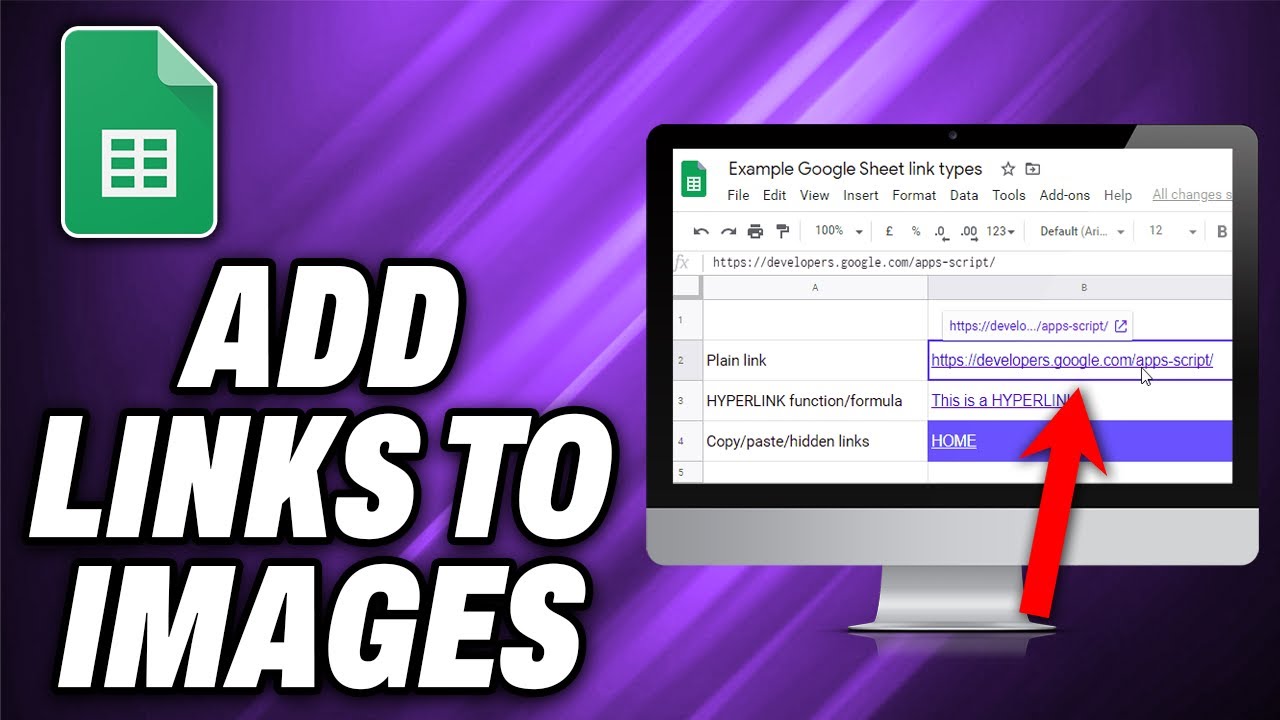 How To Add Links to Images in Google Sheets - Quick Help - YouTube