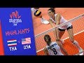 THAILAND vs. USA - Highlights Women | Week 5 | Volleyball Nations League 2019
