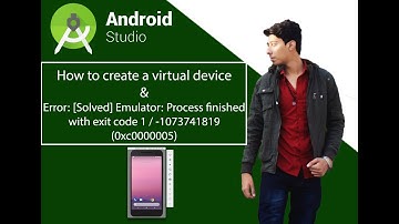 Emulator: Process finished with exit code 1  / -1073741819 (0xc0000005)  | create new virtual device