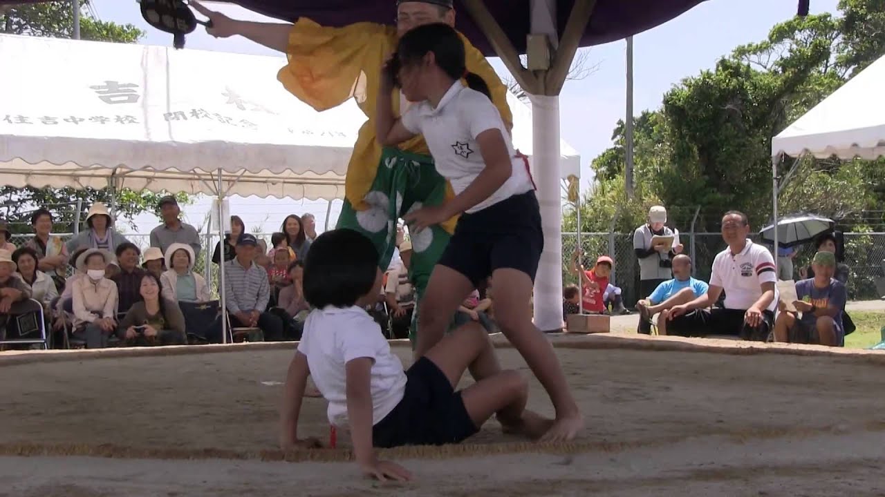 種子島の学校活動：第82回仲良し相撲大会(住吉小学校・星原小学校)～前半