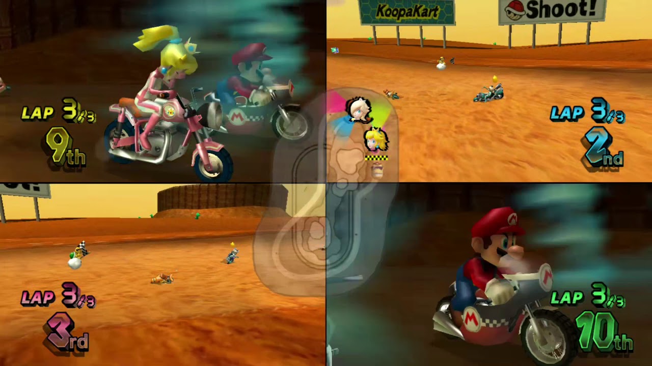 Mario Kart Wii Custom Tracks ✦ 4 Players #069
