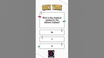 What is the chemical symbol for the element Sodium #quiztime #quiz #quizchallenge #quizquestions #qu