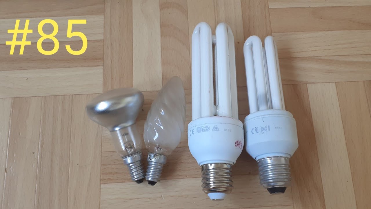 Récupération d'ampoules et/ou starters 85 YouTube