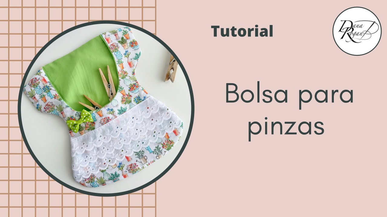 Cosemos bolsa para las pinzas #coseconmerceyrocio #tutorialdecostura #bolsaparapinzas
