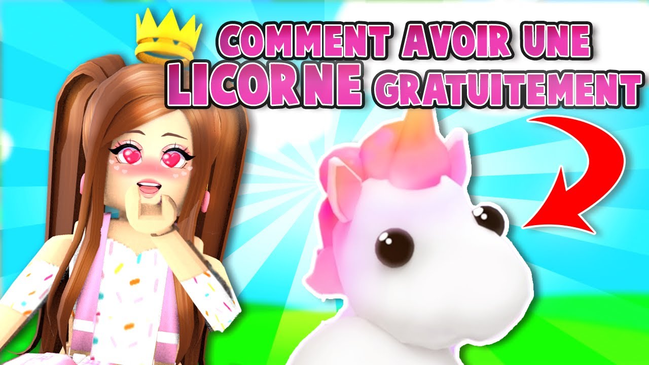 Comment Avoir Une Licorne Legendaire Gratuitement Sur Adopt Me Roblox Youtube - promo code roblox comment avoir les cornes de cerf