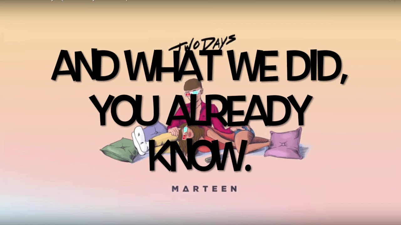 Mira 2 Days - Marteen Estevez (Lyrics) en YouTube Mira 2 Days - Marteen Estevez (Lyrics) en YouTube